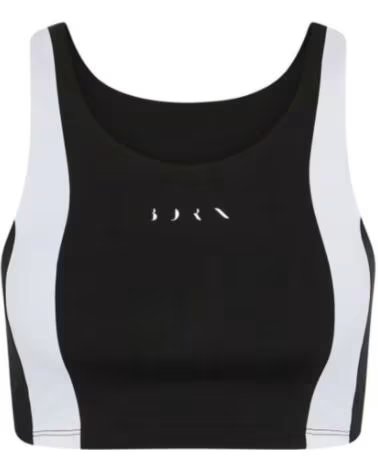 BORN LIVING YOGA TOP BINDI SS25CS05 NEGRO