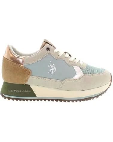 US POLO ASSN SNEAKER SACHA002 LBE TAN01 BLAU AZUL
