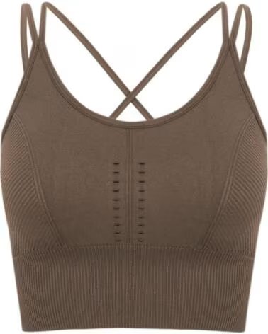 BORN LIVING YOGA TOP INDIA O22SM18 B MARRÓN