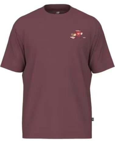 NEW BALANCE Camiseta SPEC SS WAD MT53931 WAD Granate ROJO