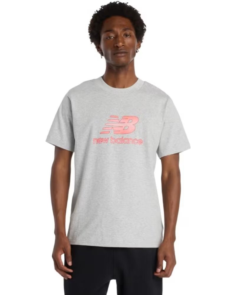 NEW BALANCE T-SHIRT SE SPEK LOGO TEE MT53502 AG CINZENTO GRIS