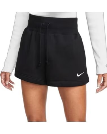 NIKE PANTALONCINI W NSW PHNX FLC HR SHORT FD1409 010 NEGRO