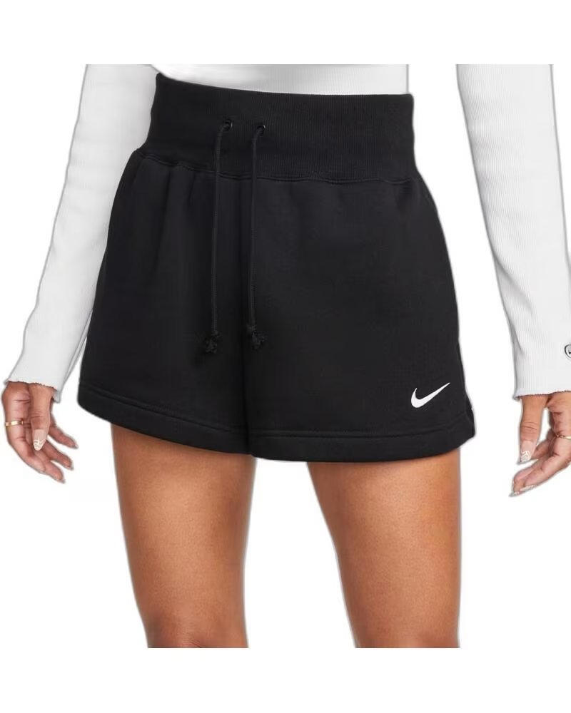 NIKE PANTALONCINI W NSW PHNX FLC HR SHORT FD1409 010 NEGRO