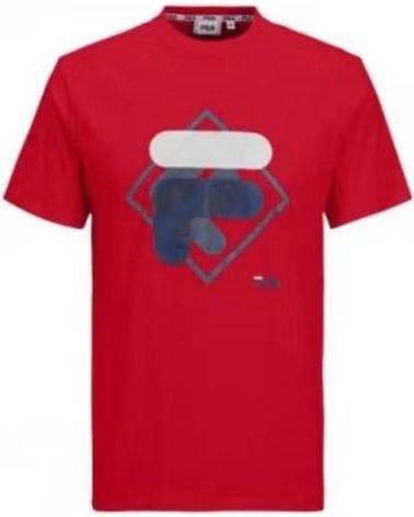 FILA T-SHIRT FAM0447 30002 ROUGE ROJO