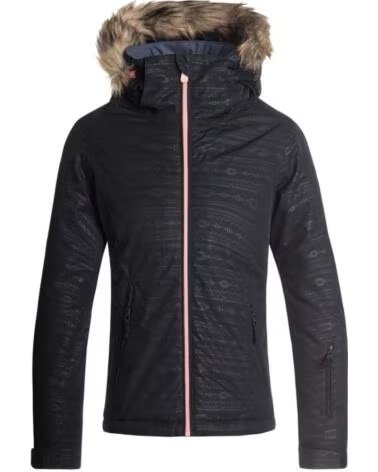 ROXY VESTE JET SKI GIRL EM G SNJT ERGTJ03056 NOIR NEGRO