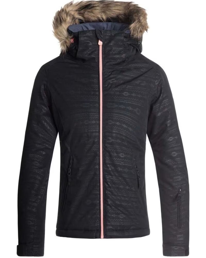 ROXY GIACCA JET SKI GIRL EM G SNJT ERGTJ03056 NERO NEGRO
