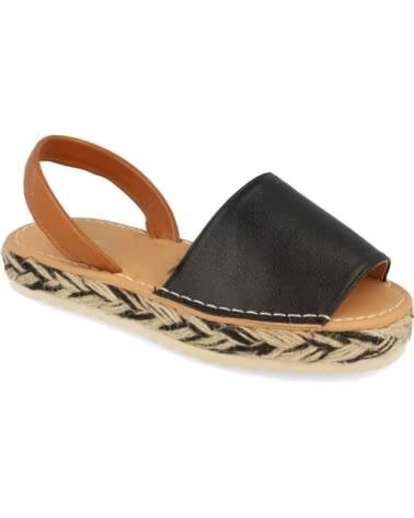 SPORT3PUNTO0 3S11 SCHWARZ MENORQUINISCHE LEDERSANDALEN VARIOS COLORES
