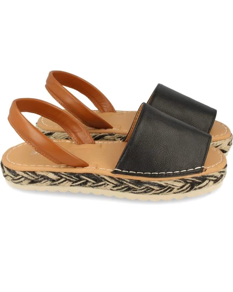 SPORT3PUNTO0 3S11 SCHWARZ MENORQUINISCHE LEDERSANDALEN VARIOS COLORES