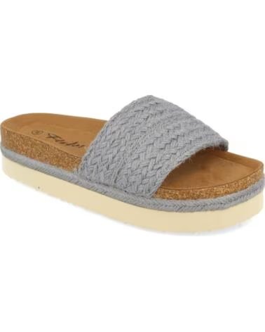 SPORT3PUNTO0 M181 SANDALES PLATEFORME TRESSÉES GRIS VARIOS COLORES