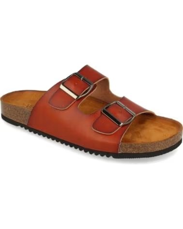 SPORT3PUNTO0 VR1-268 CAMEL SANDALIAS PLANAS DE DOBLE HEBILLA VARIOS COLORES