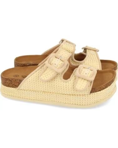 SPORT3PUNTO0 M-185 BEIGE SANDALIAS PLATAFORMA HEBILLAS VARIOS COLORES