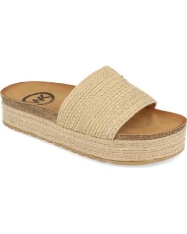 SPORT3PUNTO0 CZ-10096 BEIGE GEFLOCHTENE PLATEAU-SANDALEN VARIOS COLORES