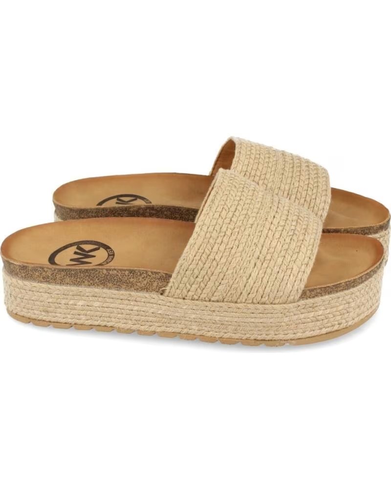 SPORT3PUNTO0 CZ-10096 BEIGE GEFLOCHTENE PLATEAU-SANDALEN VARIOS COLORES