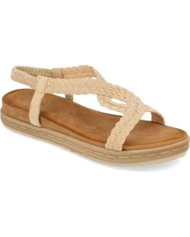 SPORT3PUNTO0 1AF-1208 BEIGE SANDALIAS PLANAS TRENZADAS MUJER VARIOS COLORES