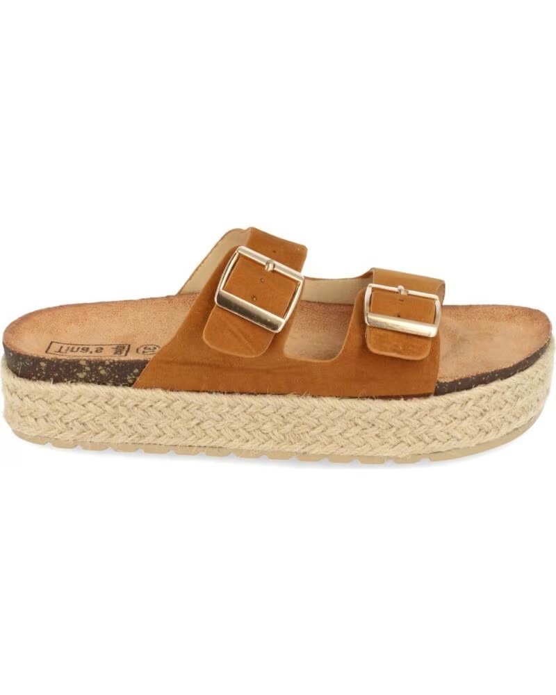 PLATEAU SANDALEN SCHNALLEN SPORT3PUNTO0 21302 KAMEL VARIOS COLORES