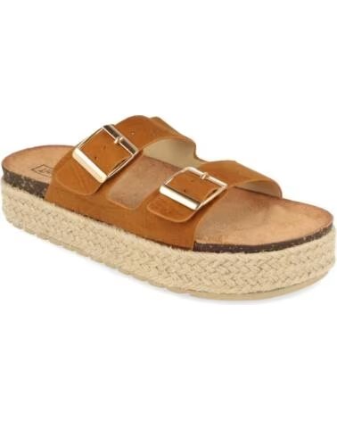 PLATEAU SANDALEN SCHNALLEN SPORT3PUNTO0 21302 KAMEL VARIOS COLORES
