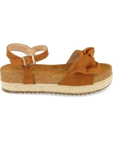 PLATEAUSANDALE MIT SCHLEIFE SPORT3PUNTO0 20336 CAMEL VARIOS COLORES