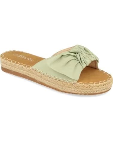 SPORT3PUNTO0 YJ8382 SANDALIAS PLANAS DE MUJER CON LAZO VERDE VARIOS COLORES
