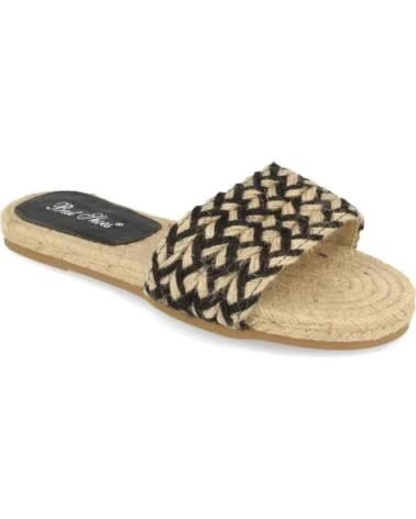 SPORT3PUNTO0 2S30 SCHWARZE GEFLOCHTENE SANDALEN VARIOS COLORES