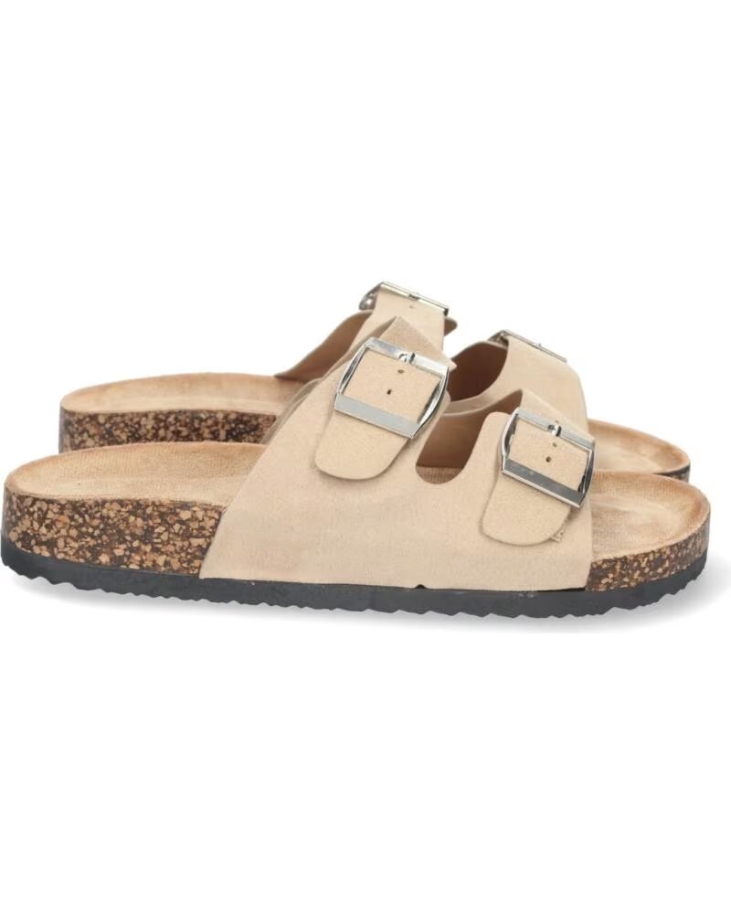 SPORT3PUNTO0 1AY-1056 BEIGE SANDALIAS PLANAS CON HEBILLAS VARIOS COLORES