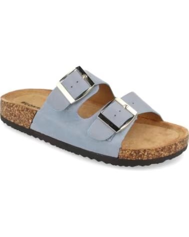 SPORT3PUNTO0 1AY-1056 SANDALIAS PLANAS DE DOBLE HEBILLA EN AZUL VARIOS COLORES