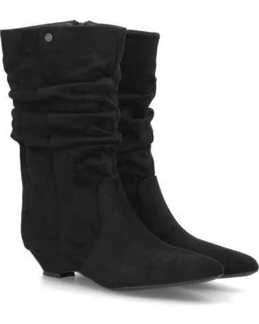 SPORT3PUNTO0 S-6083 SCHWARZE HALBHOHE STIEFEL MIT FALTEN VARIOS COLORES