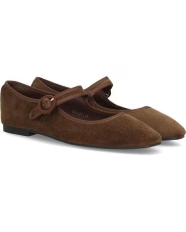 SPORT3PUNTO0 VR6-3511 BALLERINA IN PELLE CON FIBBIA VARIOS COLORES