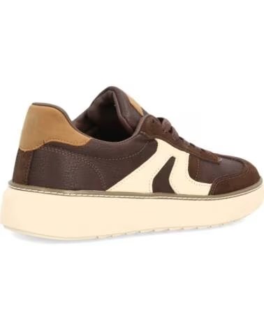 SPORT3PUNTO0 FC-512 ZAPATILLAS CASUAL DE PIEL MARRÓN VARIOS COLORES
