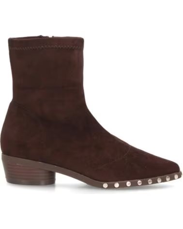 SPORT3PUNTO0 DB-6166-CAFE BOTINES DE ANTE CON TACHUELAS VARIOS COLORES