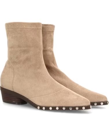 SPORT3PUNTO0 DB-6166 STIEFELETTEN AUS SYNTHETISCHEM WILDLEDER IM CASUAL-STIL MIT NIETEN VARIOS COLORES