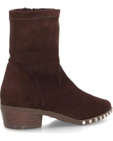 SPORT3PUNTO0 DB-6166-CAFE BOTINES DE ANTE CON TACHUELAS VARIOS COLORES