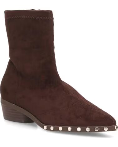 SPORT3PUNTO0 DB-6166-CAFE BOTINES DE ANTE CON TACHUELAS VARIOS COLORES