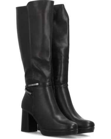 SPORT3PUNTO0 2559 HOHE STIEFEL MIT ABSATZ UND PLATEAU IN SCHWARZ VARIOS COLORES
