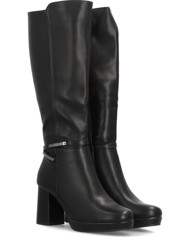 SPORT3PUNTO0 2559 BOTAS ALTAS DE TACÓN Y PLATAFORMA EN COLOR NEGRO VARIOS COLORES