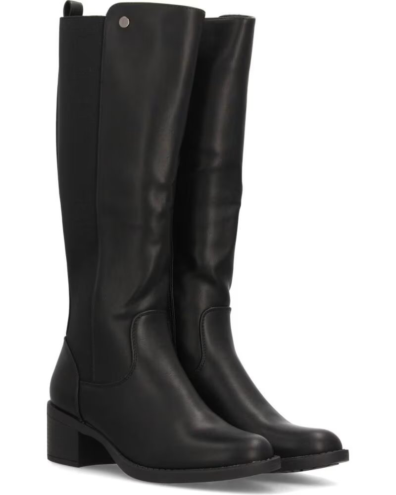 SPORT3PUNTO0 BOTAS ALTAS DE CAÑA ELÁSTICA SS-2606 EN COLOR NEGRO VARIOS COLORES