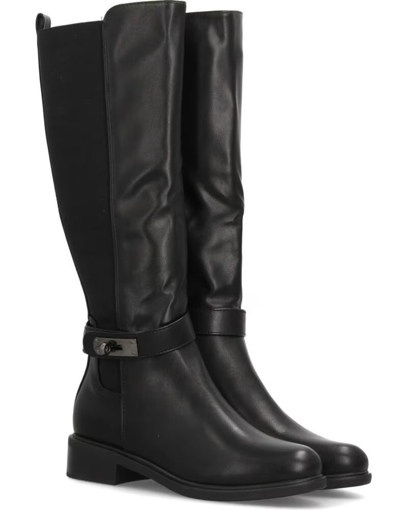 SPORT3PUNTO0 2558 BOTAS ALTAS NEGRAS CON DETALLE DE HEBILLA VARIOS COLORES