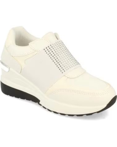 SPORT3PUNTO0 MY2708 ZAPATILLAS BLANCAS DECORADAS CON LENTEJUELAS VARIOS COLORES