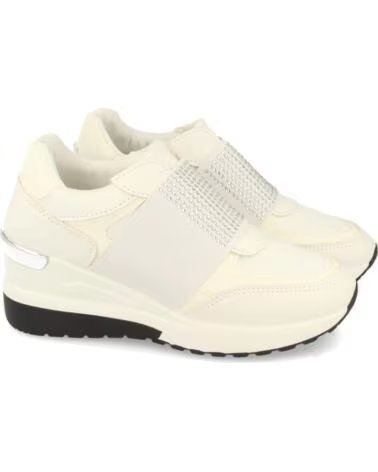 SPORT3PUNTO0 MY2708 SNEAKERS BIANCHE DECORATE CON PAILLETTES VARIOS COLORES