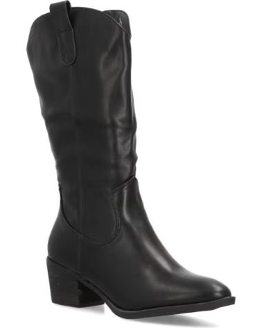 SPORT3PUNTO0 YG868 BOTAS ALTAS DE ESTILO COWBOY PARA MUJER EN COLOR NEGRO VARIOS COLORES