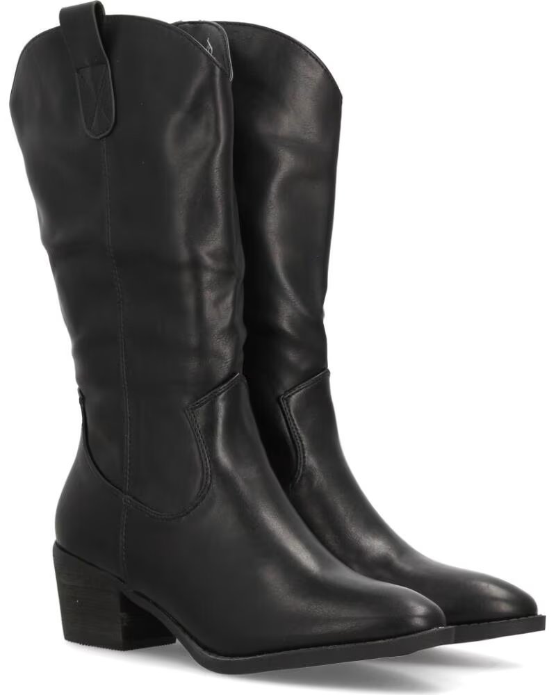 SPORT3PUNTO0 YG868 BOTAS ALTAS DE ESTILO COWBOY PARA MUJER EN COLOR NEGRO VARIOS COLORES