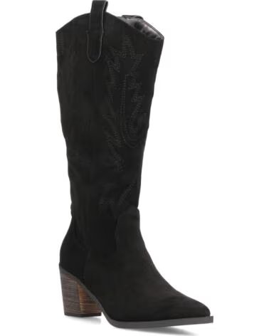 SPORT3PUNTO0 YG707 BOTAS ALTAS CAMPERAS DE ANTE NEGRO CON TACÓN VARIOS COLORES