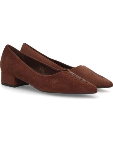SPORT3PUNTO0 YK559 ZAPATOS DE TACÓN DE ANTE MARRÓN VARIOS COLORES