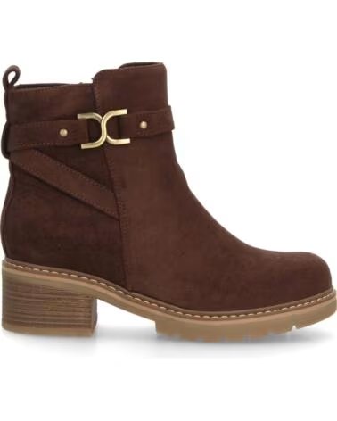 SPORT3PUNTO0 TF-1276 BRAUNE VELOURSLEDER STIEFELETTEN VARIOS COLORES