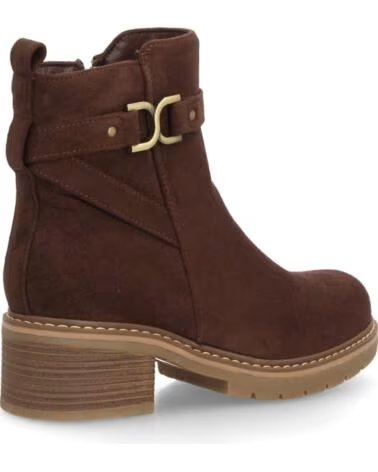 SPORT3PUNTO0 TF-1276 BRAUNE VELOURSLEDER STIEFELETTEN VARIOS COLORES