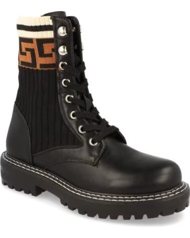 SPORT3PUNTO0 BOTAS MILITARES RQ523 NEGRAS CON CORDONES VARIOS COLORES