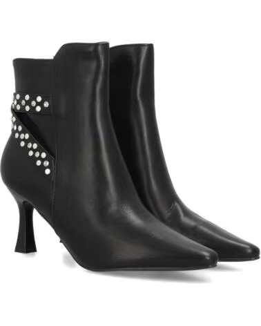 SPORT3PUNTO0 STIEFELETTEN AA29 MIT ABSATZ UND NIETEN SCHWARZ VARIOS COLORES