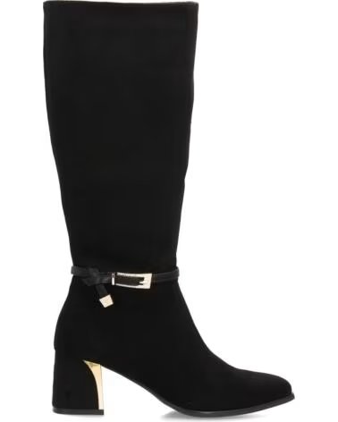 SPORT3PUNTO0 DAMEN-STIEFEL 6943 SCHWARZ MIT SCHNALLENDETAIL VARIOS COLORES