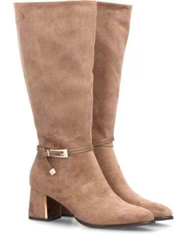 SPORT3PUNTO0 6943 KAKI STIVALI ALTI IN SUEDE CON DETTAGLIO FIBBIA VARIOS COLORES