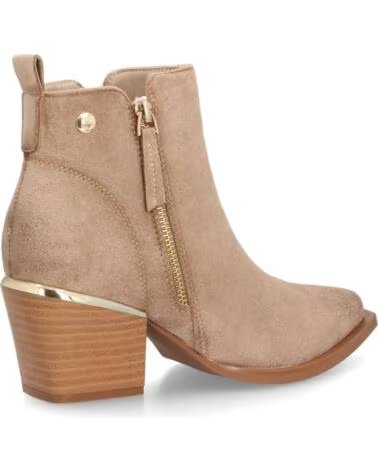 SPORT3PUNTO0 1986-22 DAMEN STIEFELETTEN AUS SYNTHETISCHEM WILDLEDER MIT REISSVERSCHLUSS UND BLOCKABSATZ VARIOS COLORES