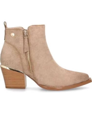 SPORT3PUNTO0 1986-22 DAMEN STIEFELETTEN AUS SYNTHETISCHEM WILDLEDER MIT REISSVERSCHLUSS UND BLOCKABSATZ VARIOS COLORES